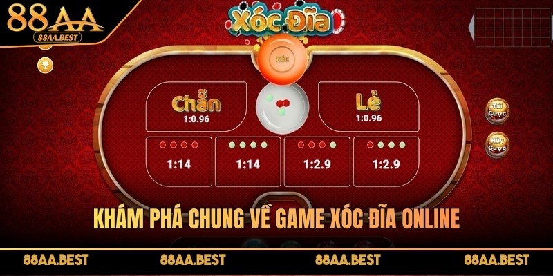 Khám phá chung về game xóc đĩa online tại 88AA